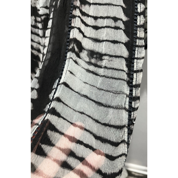 Rungolee Women's Fairy Black Crepe Silk Tie Dye Dress - Small - Picture 5 of 9